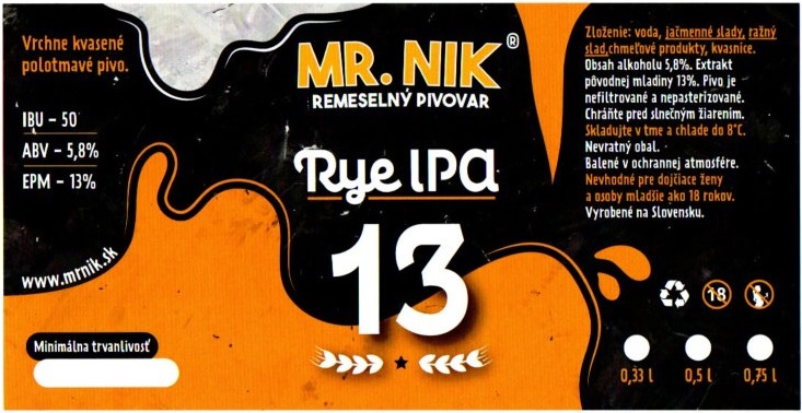 Rye IPA