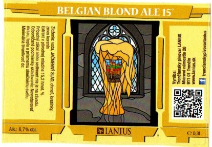 Belgian Blond Ale 3