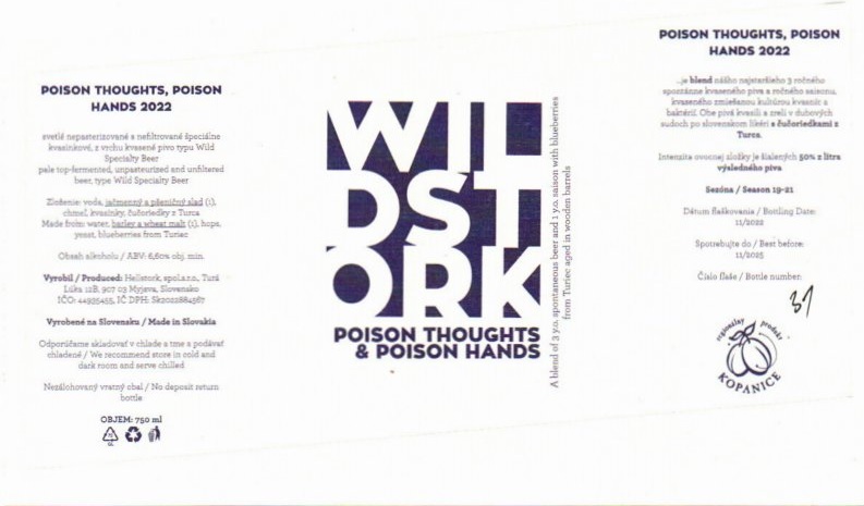 Wildstork - Poison Thoughts Poison Hands 4 2022