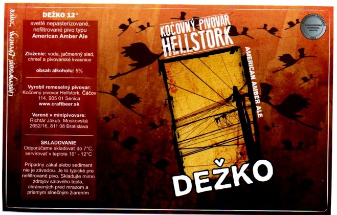 Dezko 8 reprint kocovnickej etikety