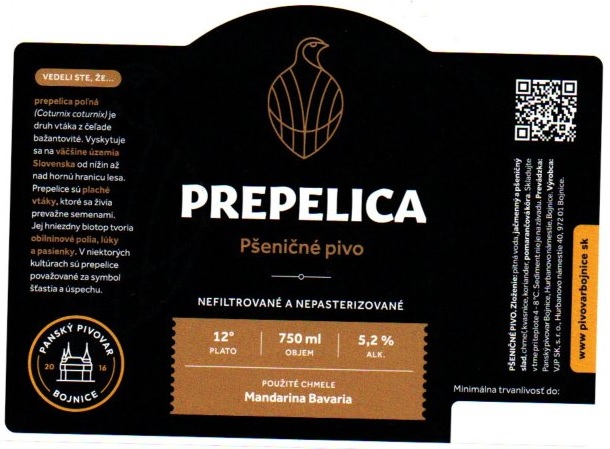   Prepelica 2 leskla