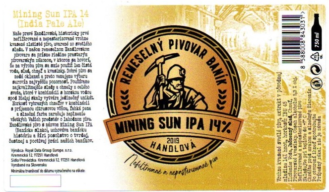 Mining Sun Ipa 4