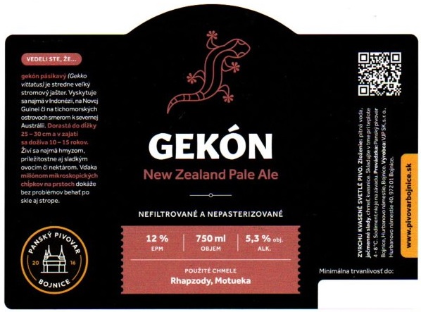   Gekon 1 leskla