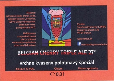 Belgian Cherry Triple Ale 2