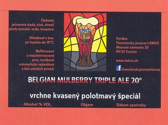 Belgian Mulberry Triple Ale 5