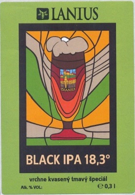 Black IPA 5 samolepka