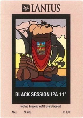 Black Session Ipa 1 samolepka