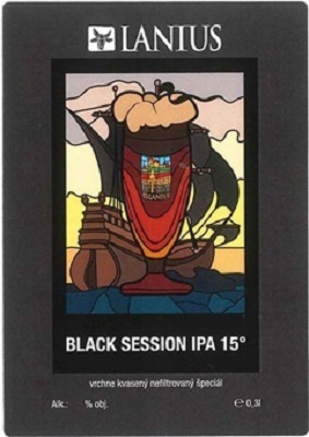Black Session Ipa 2 samolepka