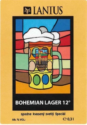 Bohemian Lager 1 samolepka