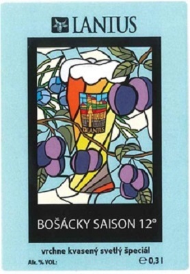 Bosacky Saison 2 samolepka iný typ písma v názve piva