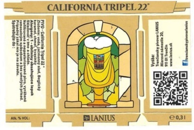 California Tripel 1 samolepka
