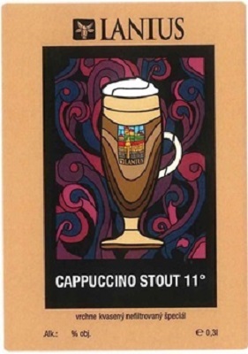 Capuccino Stout 1 samolepka