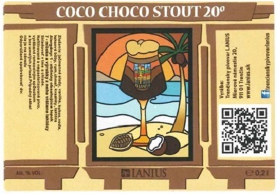 Coco Choco Stout 4 samolepka e0,2l