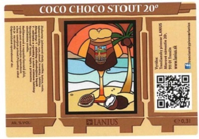 Coco Choco Stout 5 samolepka e0,3l