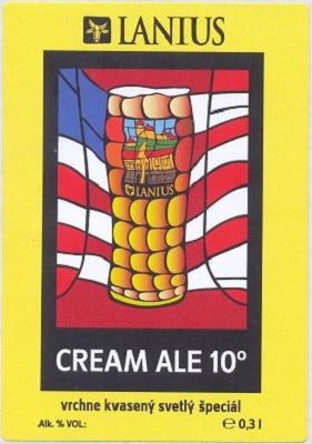 Cream Ale 5 samolepka