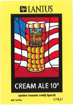 Cream Ale 6 samolepka menšie písmo dolu aj menší  obrázok