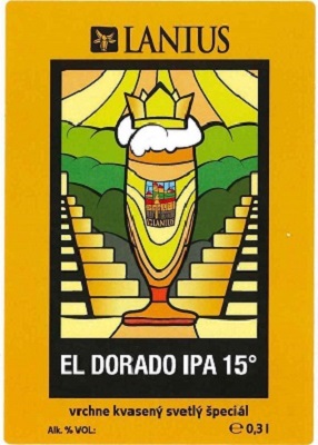 El Dorado IPA 1 samolepka