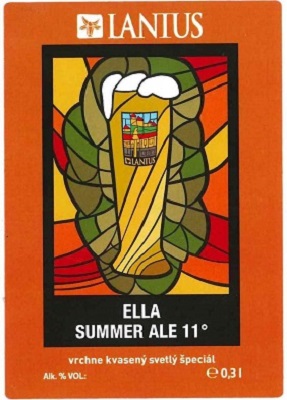 Ella Summer Ale  samolepka