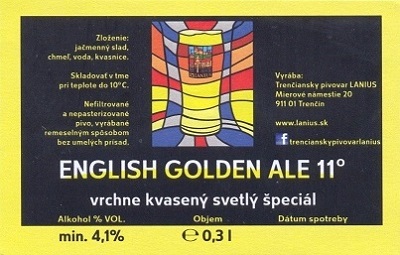 English Golden Ale 1