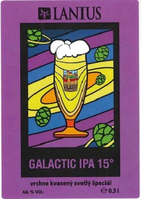 Galactic IPA 1 samolepka