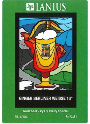 Ginger Berliner Weisse  samolepka