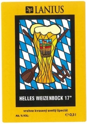 Helles Weizenbock  samolepka