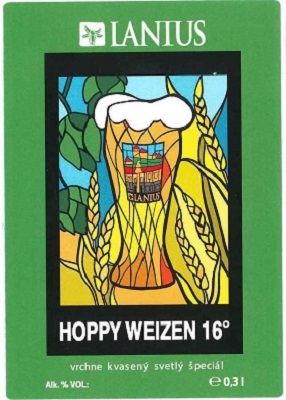 Hoppy Weizen  samolepka