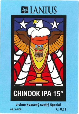 Chinook IPA 1 samolepka