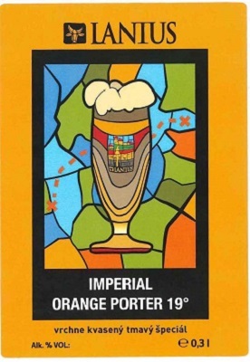 Imperial Orange Porter 3 oblé rohy a iný odtieň