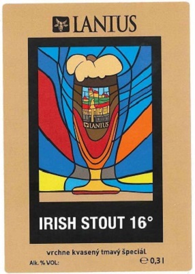 Irish Stout 7 biely nazov iná veľkosť písma