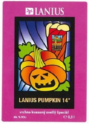 Lanius Pumpkin 1 samolepka