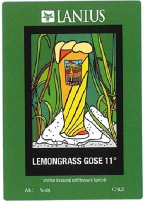 Lemongrass Gose  samolepka