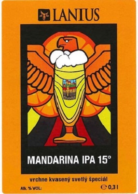 Mandarina IPA 1 samolepka