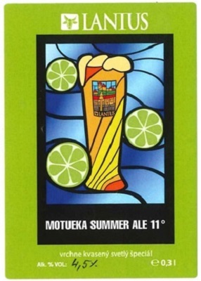 Motueka Summer Ale  samolepka