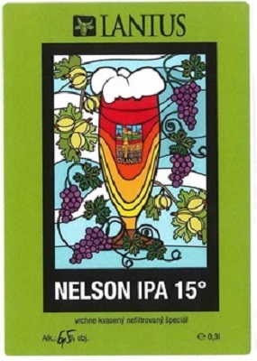 Nelson Ipa 3 samolepka pod obrázkom nový text a obj