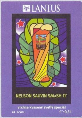 Nelson Sauvin Smash 6 samolepka 0,3 l