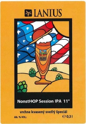 Nonsthop Session IPA 1 samolepka