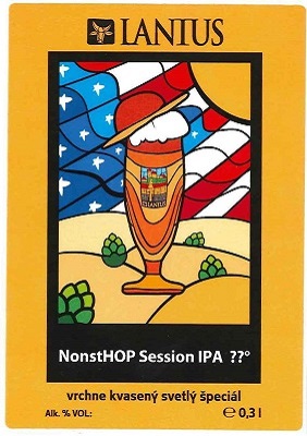 Nonsthop Session IPA 2 samolepka dva otazniky