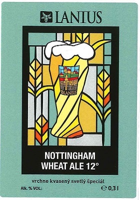 Nottingham Wheat Ale 1 samolepka