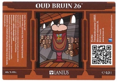 Oud Bruin  samolepka
