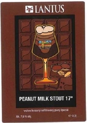 Peanut Milk Stout  samolepka
