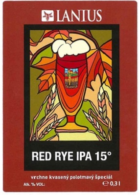 Red Rye IPA 1 samolepka
