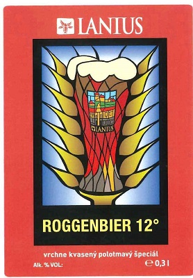 Roggenbier 4 samolepka iné písmo dole