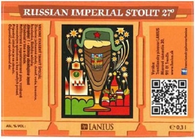 Russian Imperial Stout 5 samolepka