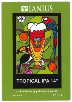 Tropical Ipa 1 samolepka