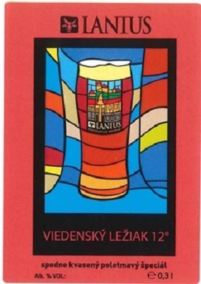Viedensky leziak 2 samolepka iný druh písma v názve piva
