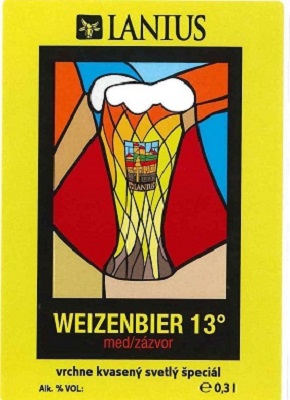 Weizenbier med zazvor 5 samolepka