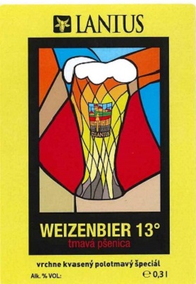 Weizenbier tmava psenica 4 samolepka