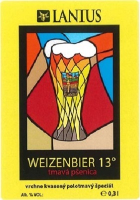 Weizenbier tmava psenica 6 samolepka iný druh písma v názve piva
