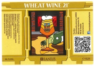 Wheat Wine 1 samolepka